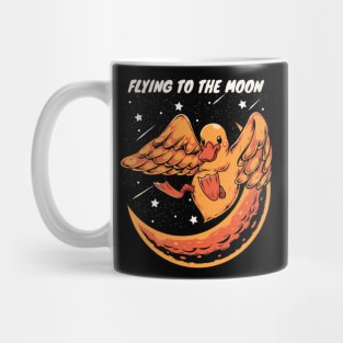 Flying to The Moon Mug